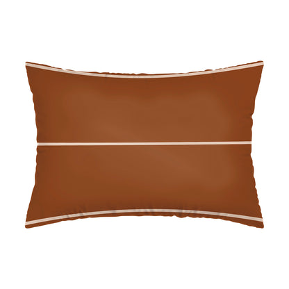 Pillowcase(s) cotton satin - Camille Brown 2 x (50 x 70 cm)