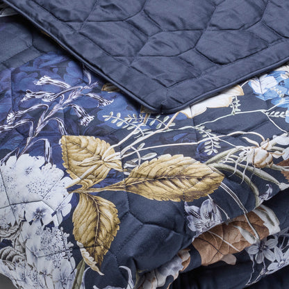 Bedspread XL Floraison d'hortensias Blue - 220 x 250 cm