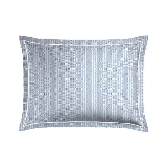 Pillowcase(s) cotton percale - Nantes Light blue