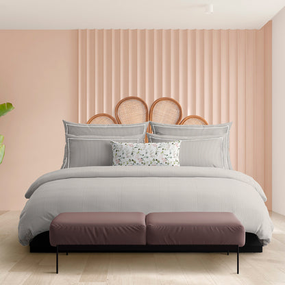 Pillowcase(s) cotton percale - Nantes Taupe