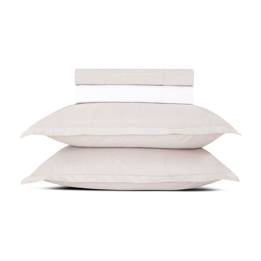 Sheet set cotton percale - Nantes Taupe
