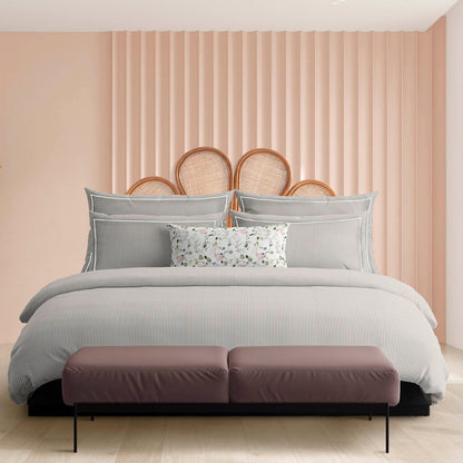 Ensemble de draps coton percale - Nantes Taupe