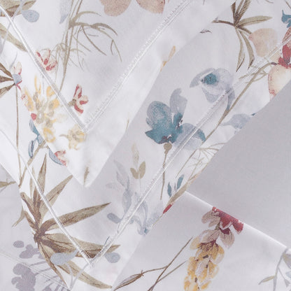 Pillowcase(s) cotton satin - Colibri chantant D White