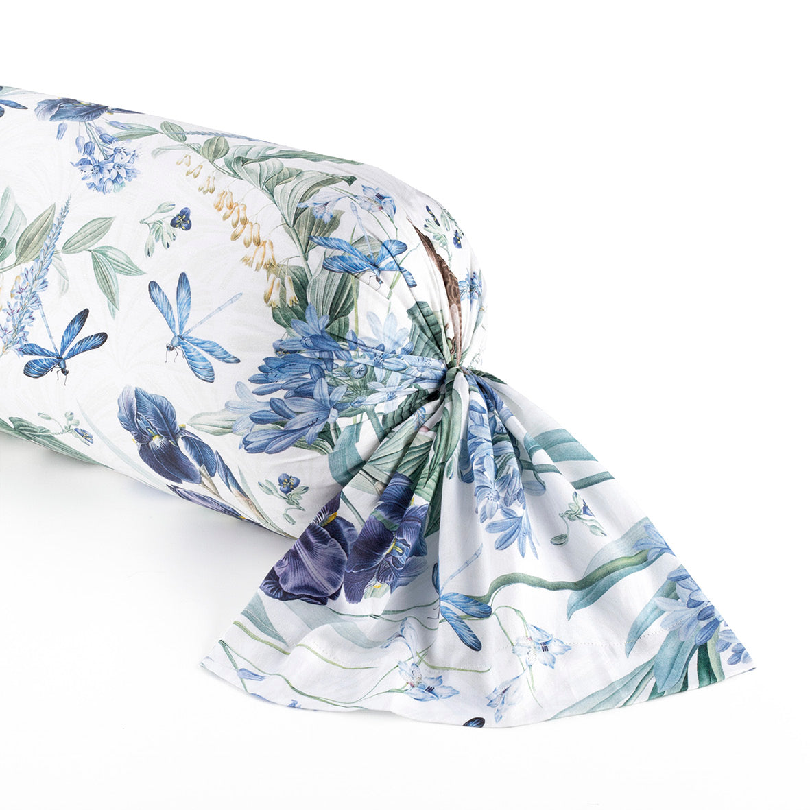 Pillowcase(s) cotton satin - Jardin d'Eden Dark blue