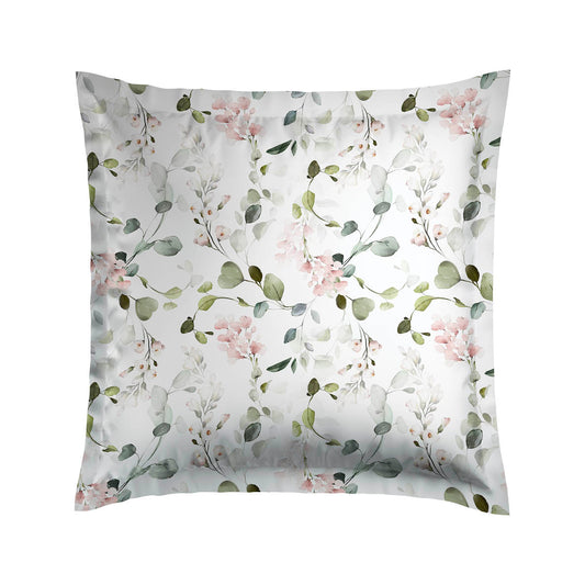 Pillowcase(s) cotton satin - Eclat d'eucalyptus White