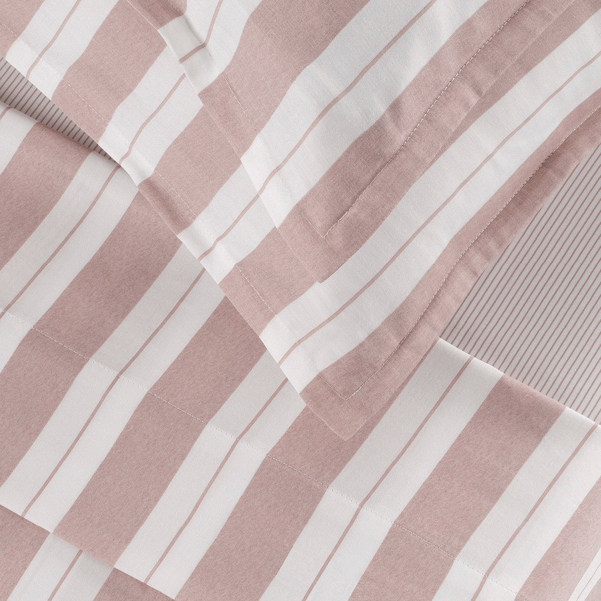 Sheet set cotton satin - Noémie Old pink