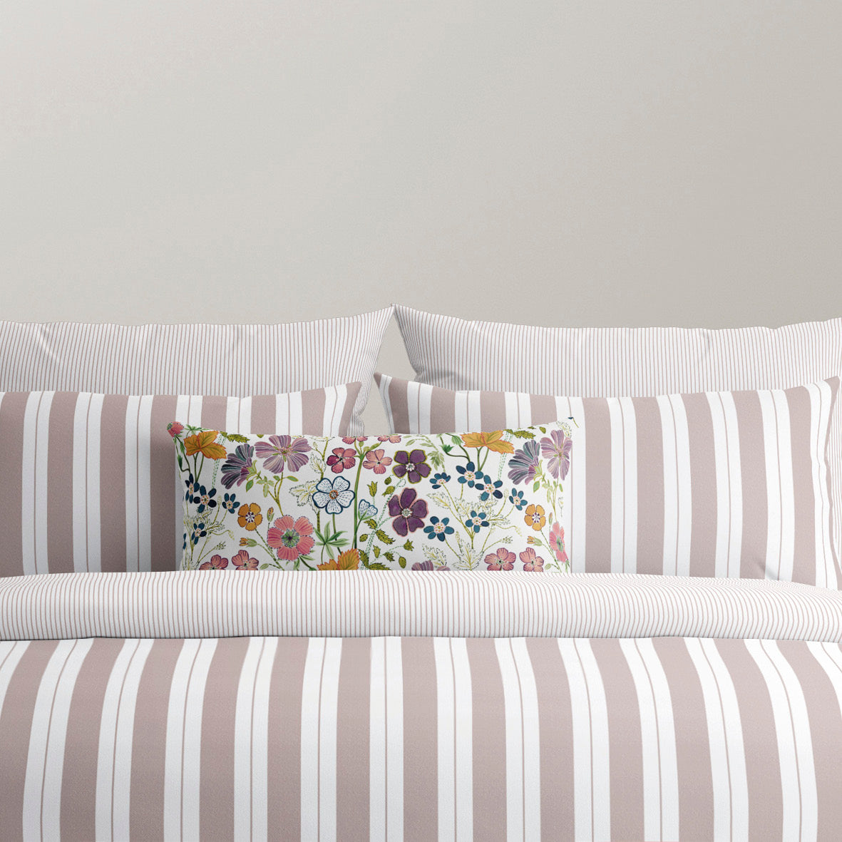 Taie(s) d'oreiller satin de coton - Noémie Vieux rose