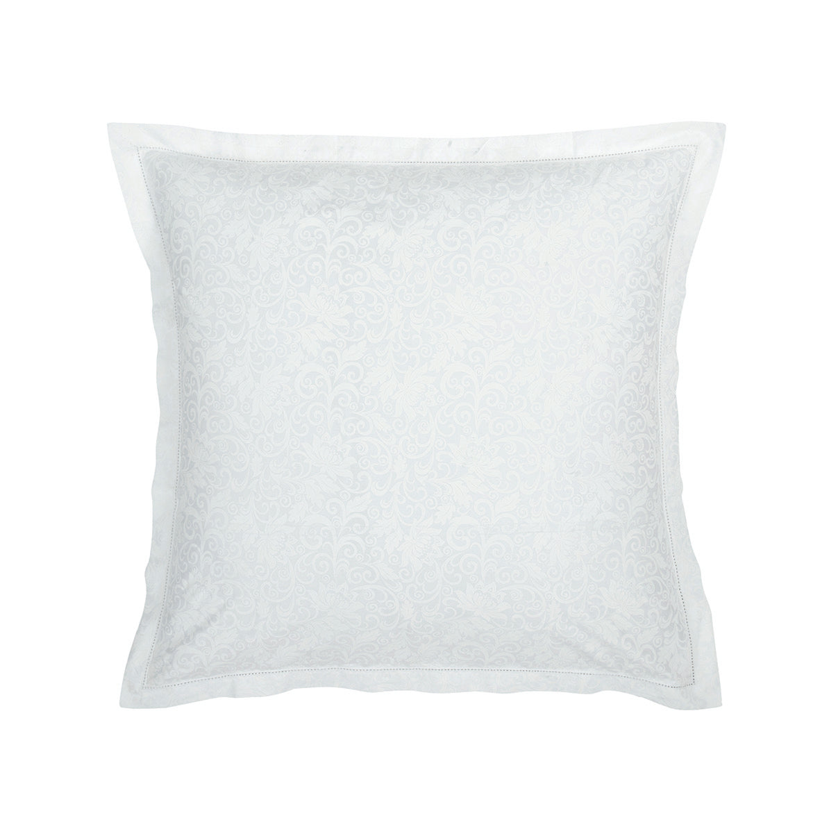 Taie(s) d'oreiller satin de coton - Fleur enchantée Blanc