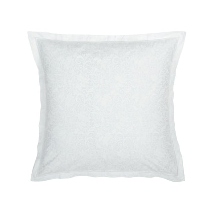 Taie(s) d'oreiller satin de coton - Fleur enchantée Blanc