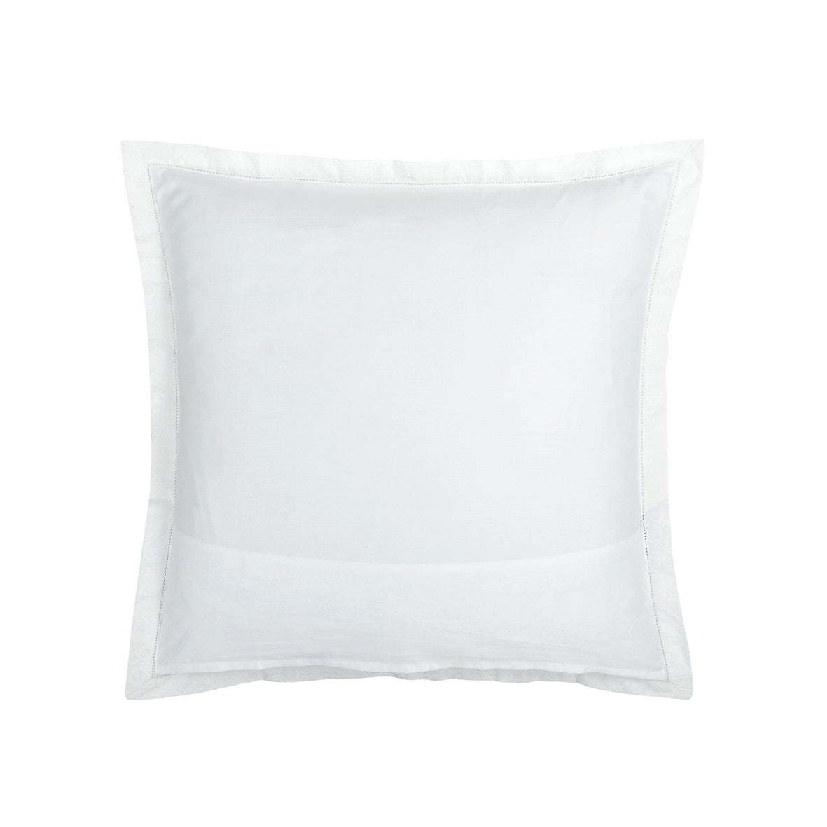 Taie(s) d'oreiller satin de coton - Fleur enchantée Blanc