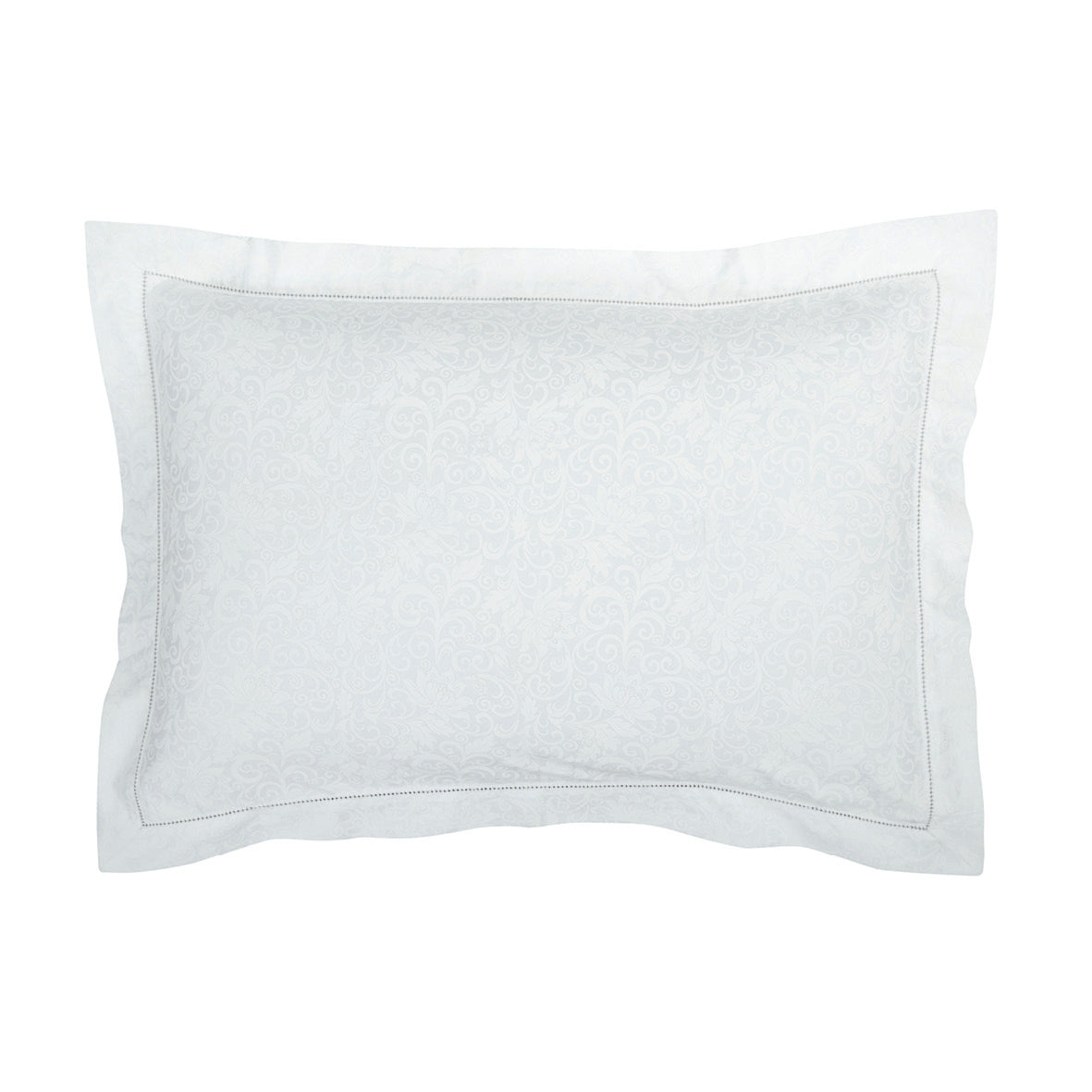 Taie(s) d'oreiller satin de coton - Fleur enchantée Blanc