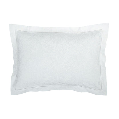 Taie(s) d'oreiller satin de coton - Fleur enchantée Blanc