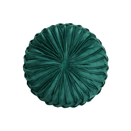 Cushion velvet - Prato Dark green - D 35 cm