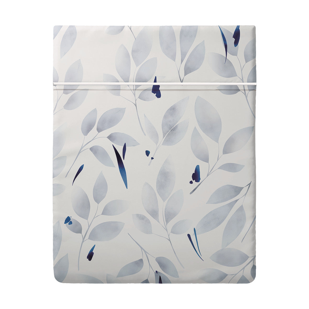 Drap plat satin de coton - Murmure Blanc