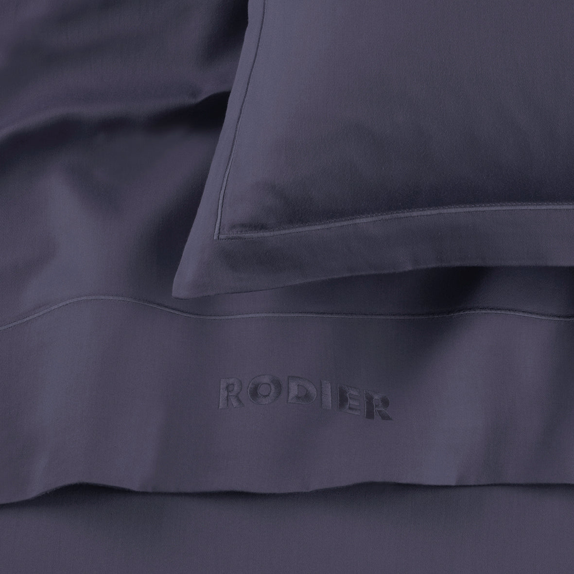 Pillowcase cotton satin - Uni 1 baratta Blue 06