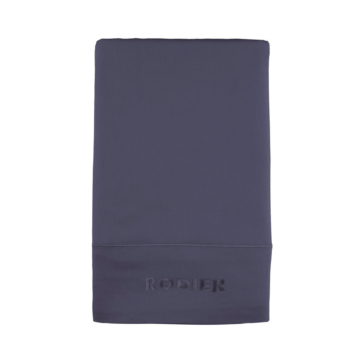 Drap plat satin de coton - Uni 1 baratta Bleu 06