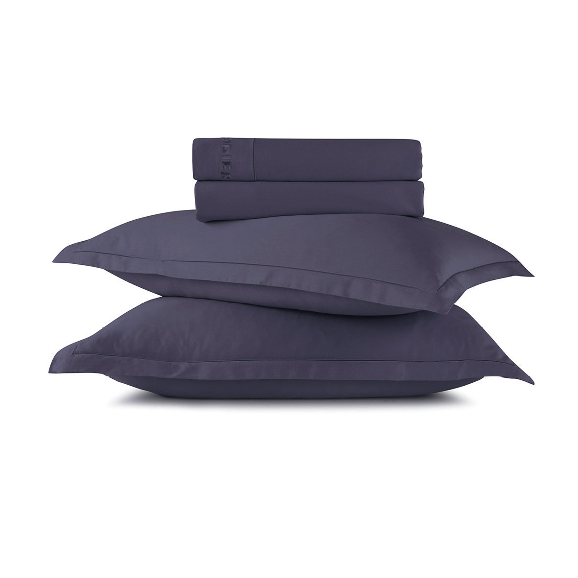 Sheet set cotton satin - Uni 1 baratta Blue 06