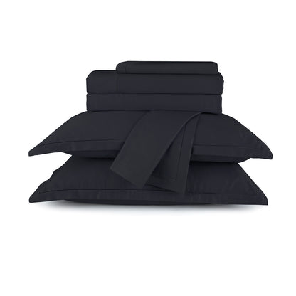 Sheet set cotton satin - Uni 1 baratta Blue 11