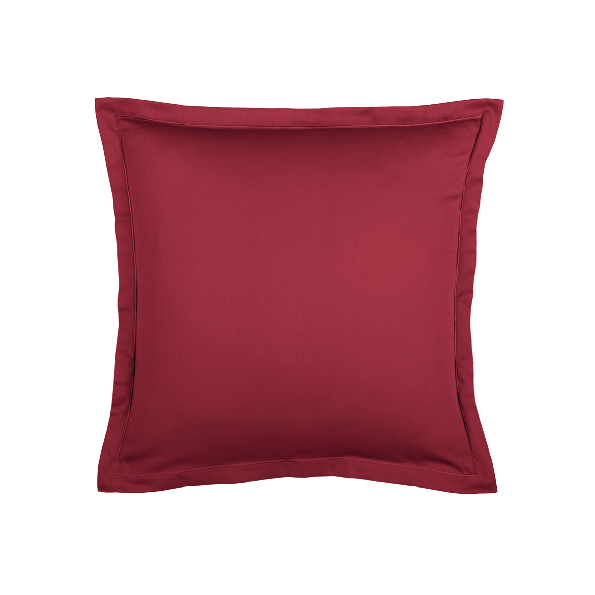 Pillowcase cotton satin - Uni 1 baratta Burgundy 01 2 x (63 x 63 cm)
