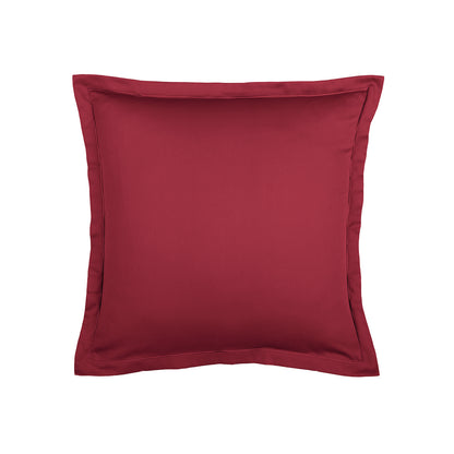 Pillowcase cotton satin - Uni 1 baratta Burgundy 01 2 x (63 x 63 cm)