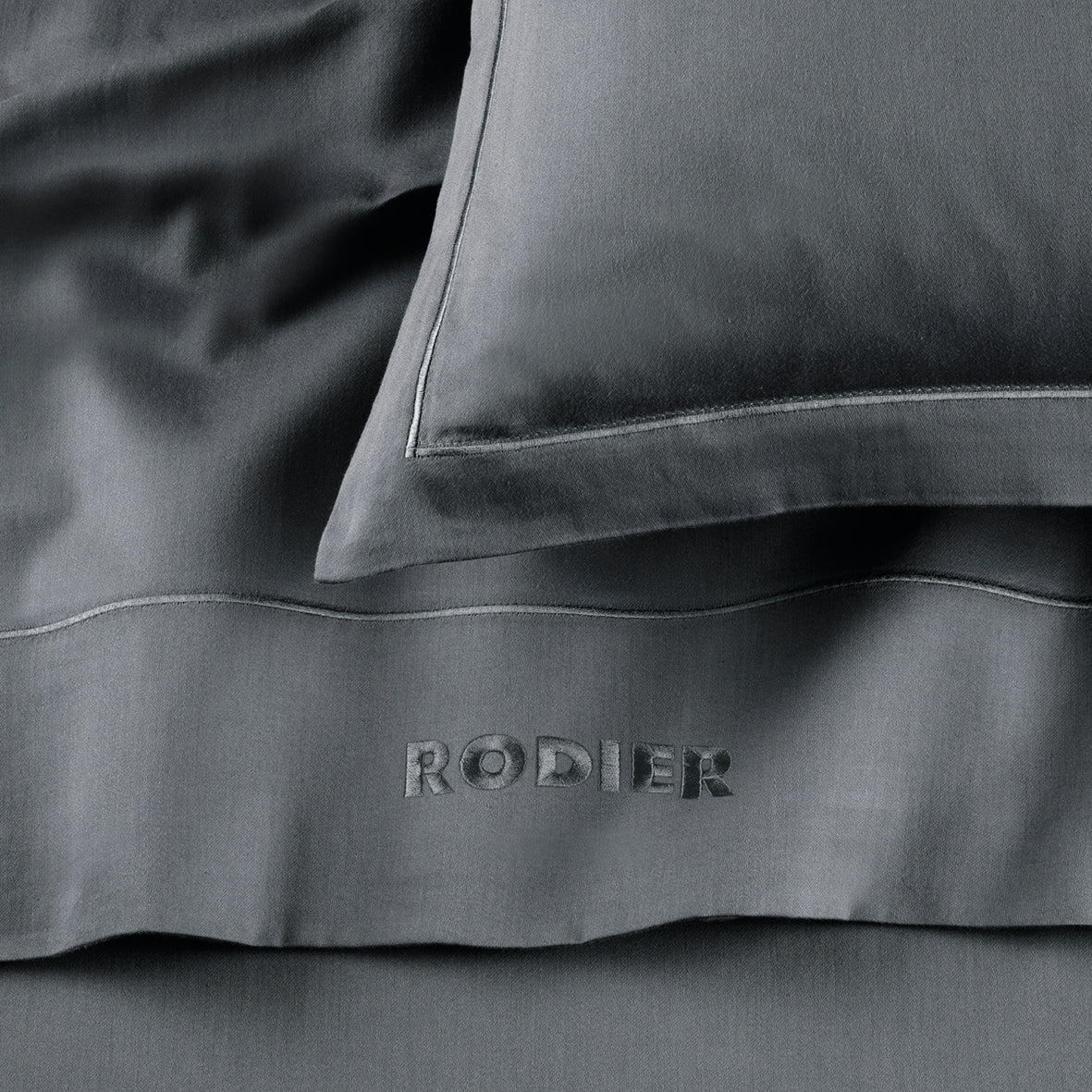 Pillowcase cotton satin - Uni 1 baratta Grey 02