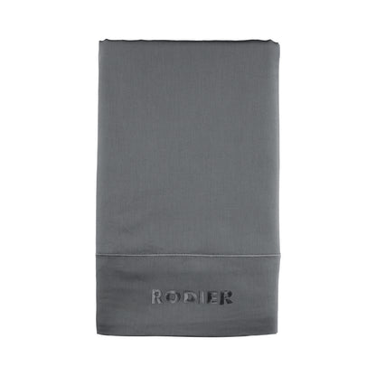 Flat sheet cotton satin - Uni 1 baratta Grey 02