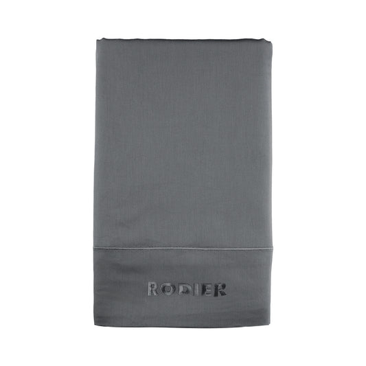 Flat sheet cotton satin - Uni 1 baratta Grey 02