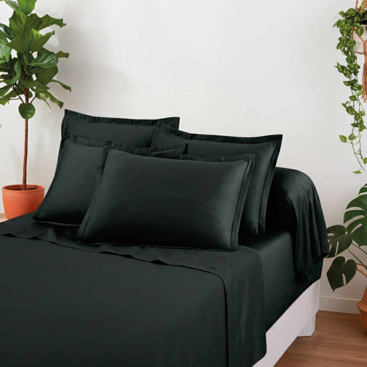 Pillowcase cotton satin - Uni 1 baratta Grey 03