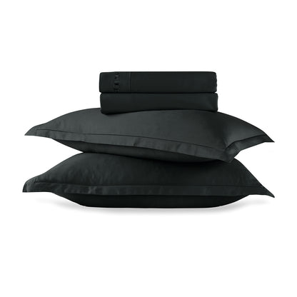 Sheet set cotton satin - Uni 1 baratta Grey 03