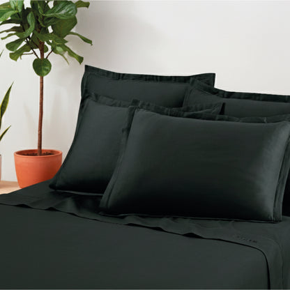 Sheet set cotton satin - Uni 1 baratta Grey 03