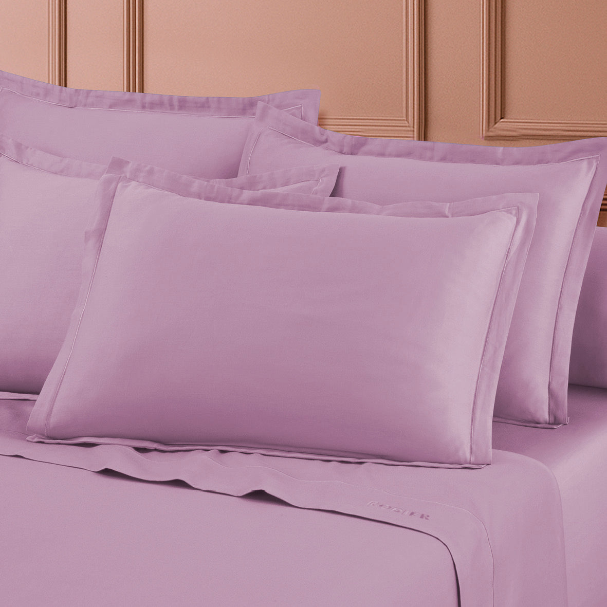 Pillowcase cotton satin - Uni 1 baratta Pink 03