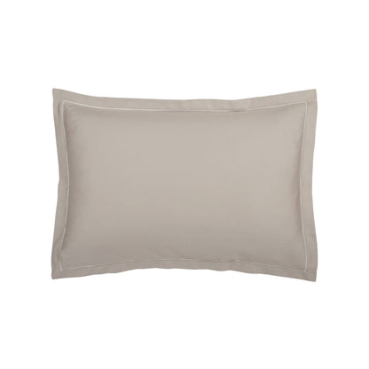 Pillowcase cotton satin - Uni 1 baratta Taupe 01