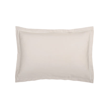 Pillowcase cotton satin - Uni 1 baratta Taupe 05
