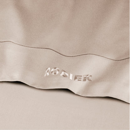 Sheet set cotton satin - Uni 1 baratta Taupe 05