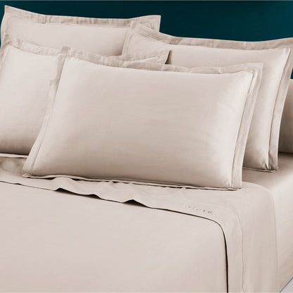 Sheet set cotton satin - Uni 1 baratta Taupe 05