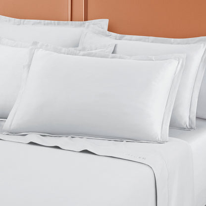 Pillowcase cotton satin - Uni 1 baratta White 01
