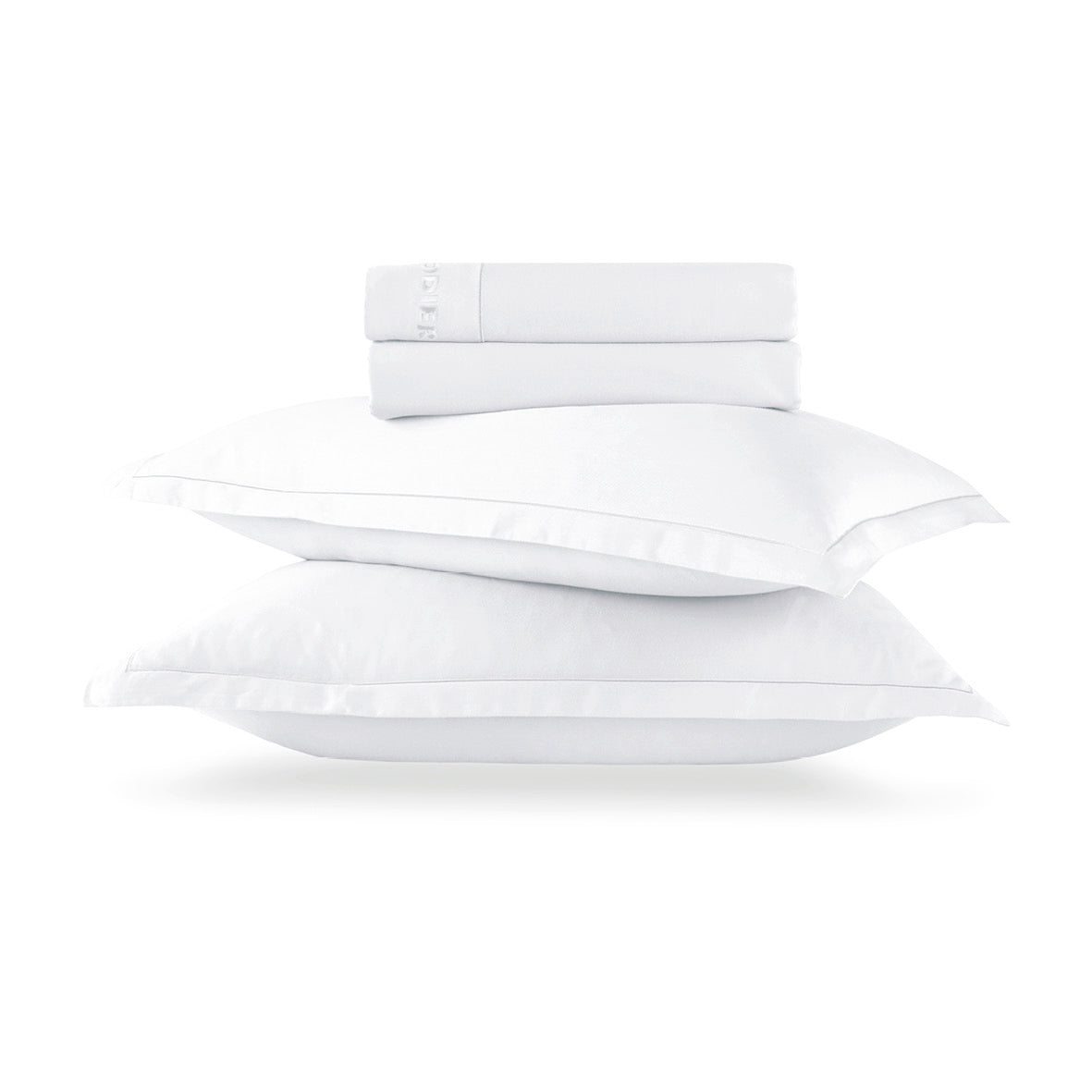 Sheet set cotton satin - Uni 1 baratta White 01