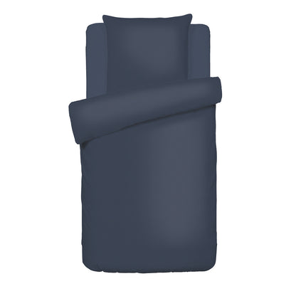 Duvet cover + pillowcase cotton gauze - Uni Blue