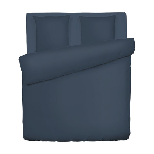 Duvet cover + pillowcase cotton gauze - Uni Blue