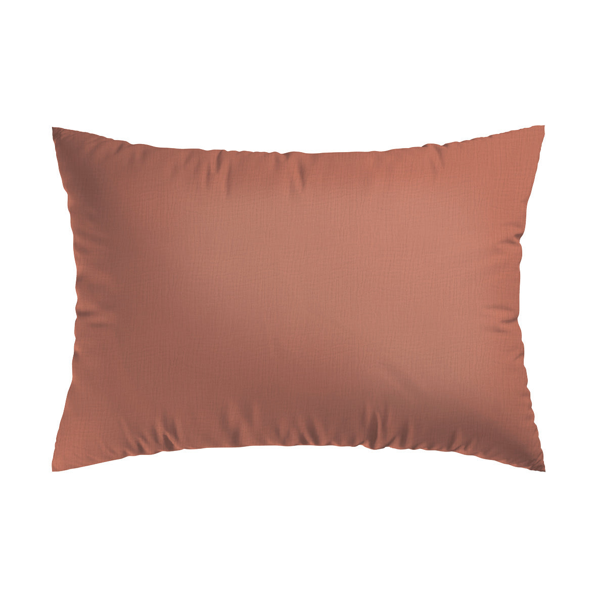Pillowcase cotton gauze - Uni Terracotta 2 x (50 x 70 cm)