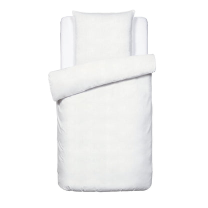 Duvet cover + pillowcase baby cotton gauze - Uni White