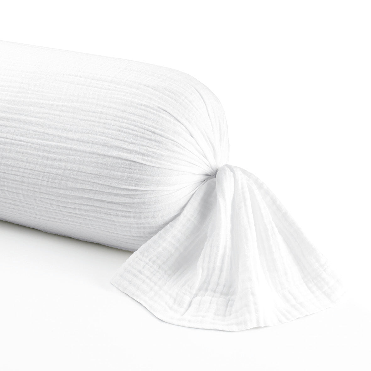 Pillowcase(s) cotton gauze - Uni White