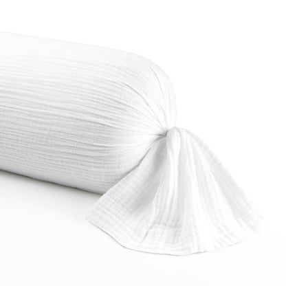 Pillowcase(s) cotton gauze - Uni White
