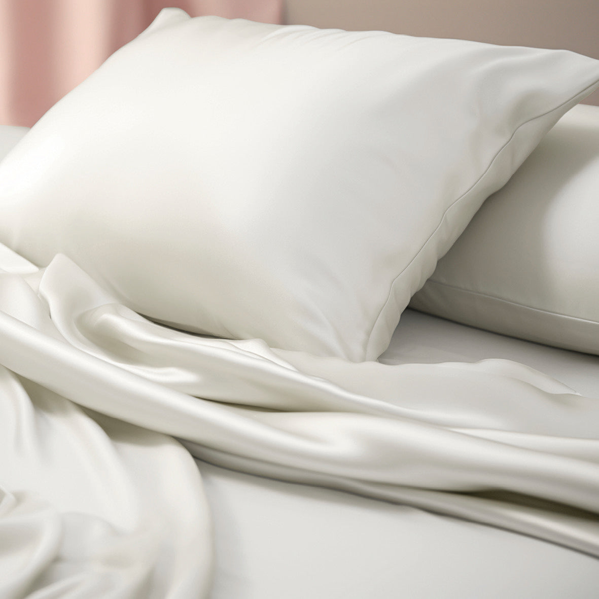 Pillowcase silk - Nuit de soie White