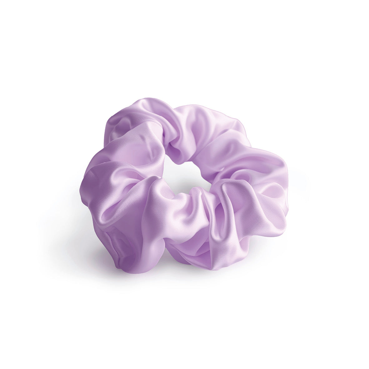 Large scrunchy silk - Moana Purple - D 11 cm