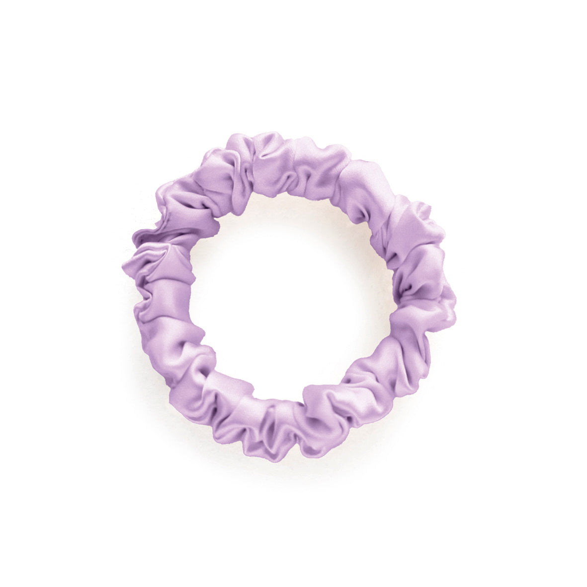 Skinny scrunchy silk - Néora Purple - D 6 cm