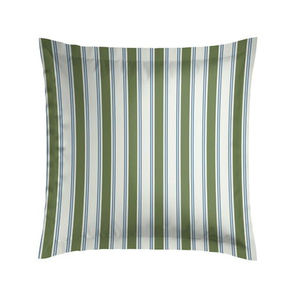 Pillowcase cotton satin - Lorine Green / Blue 2 x (63 x 63 cm)