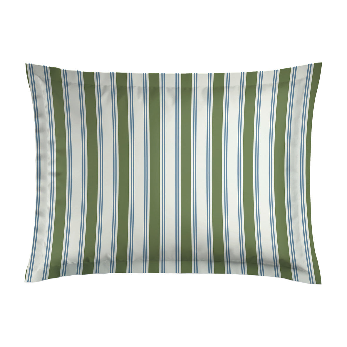 Pillowcase cotton satin - Lorine Green / Blue 2 x (50 x 70 cm)