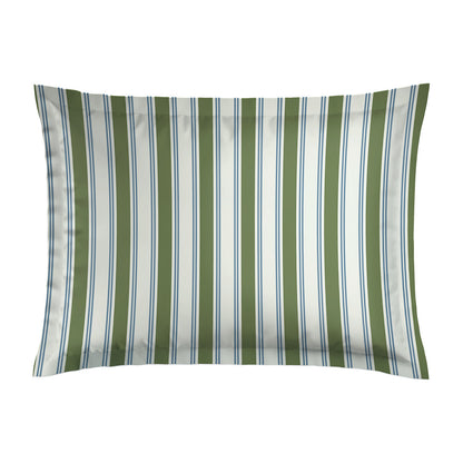 Pillowcase cotton satin - Lorine Green / Blue 2 x (50 x 70 cm)