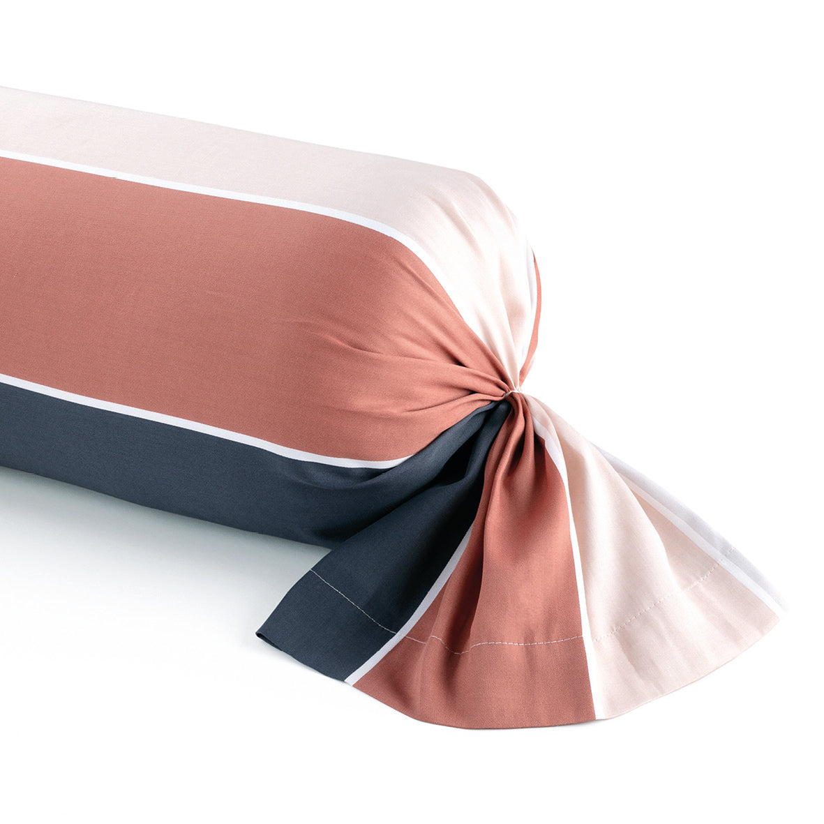 Pillowcase cotton satin - Nude naturel Brown 43 x 210 cm